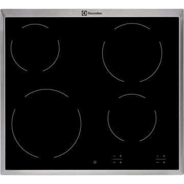 Electrolux EHF16240XK Κεραμική Εστία με Πλαίσιο Αυτόνομη με Λειτουργία Κλειδώματος 57.6x51.6εκ.